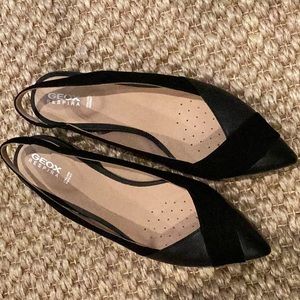 Leather & Suede Geox sling backs